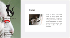 Desktop Screenshot of craftycatrescue.org